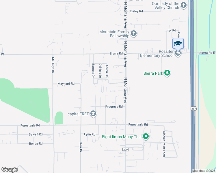map of restaurants, bars, coffee shops, grocery stores, and more near 5925 Aaron Drive in Helena