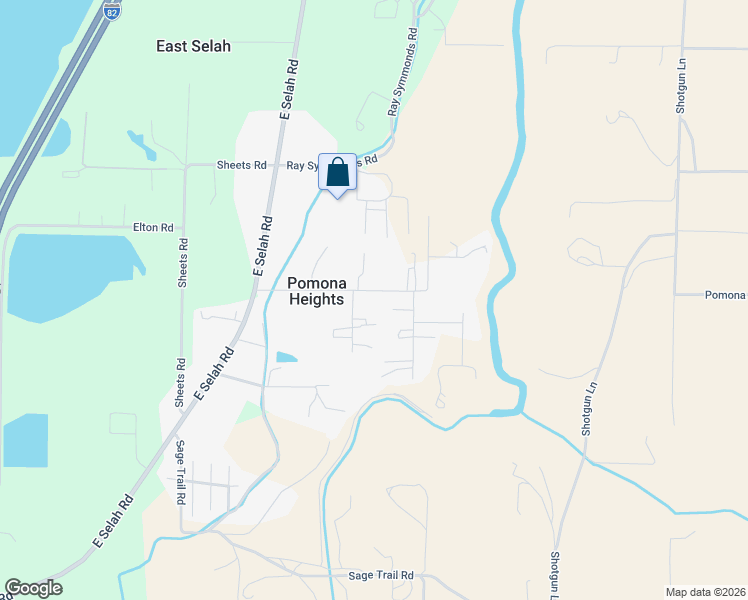 map of restaurants, bars, coffee shops, grocery stores, and more near 357-407 Wise Acre Rd in Yakima