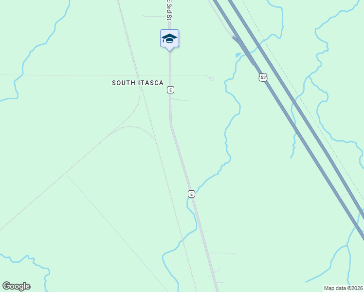 map of restaurants, bars, coffee shops, grocery stores, and more near 2920 County Road E in South Range