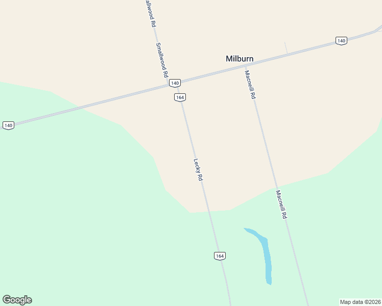 map of restaurants, bars, coffee shops, grocery stores, and more near 92 Lecky Road in O'Leary