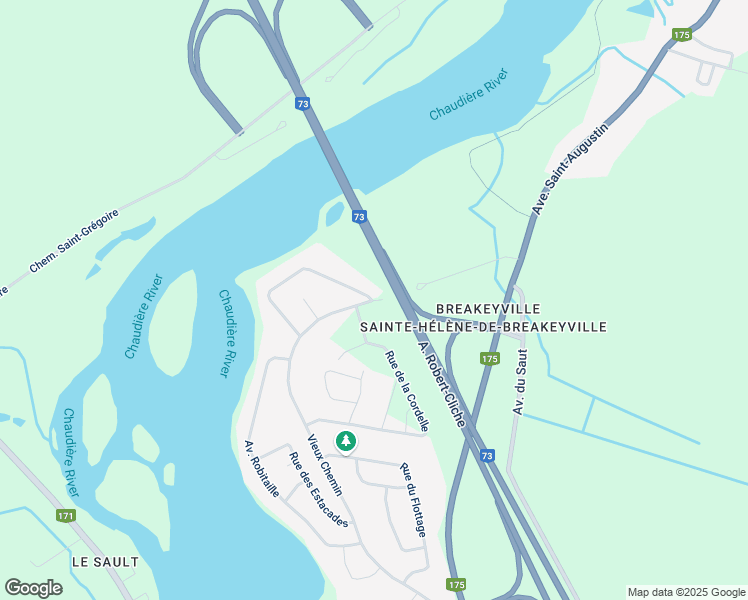 map of restaurants, bars, coffee shops, grocery stores, and more near 3626 Vieux Chemin in Lévis