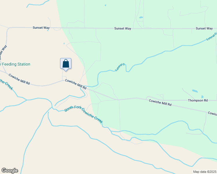 map of restaurants, bars, coffee shops, grocery stores, and more near 2020 Cowiche Mill Road in Cowiche