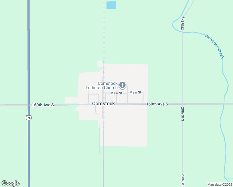 map of restaurants, bars, coffee shops, grocery stores, and more near Main Street in Comstock