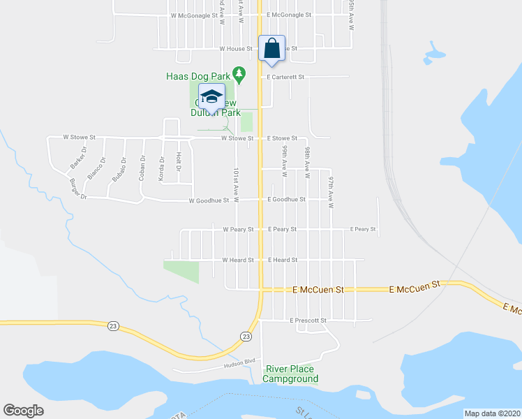 map of restaurants, bars, coffee shops, grocery stores, and more near 464 Commonwealth Avenue in Duluth