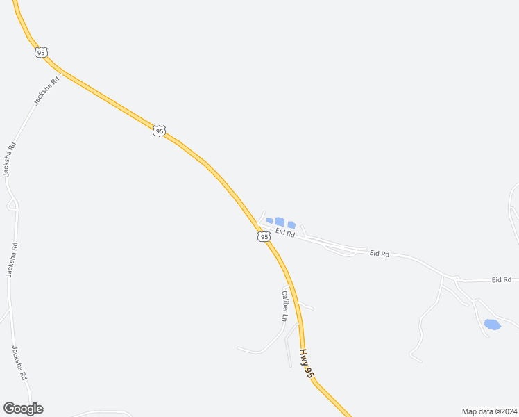 map of restaurants, bars, coffee shops, grocery stores, and more near U.S. 95 in Moscow