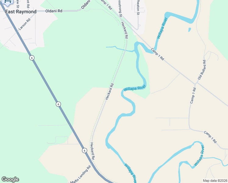 map of restaurants, bars, coffee shops, grocery stores, and more near 2133 Heckard Road in Raymond