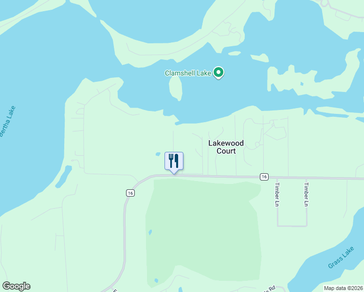 map of restaurants, bars, coffee shops, grocery stores, and more near 7918 County Road 16 in Pequot Lakes