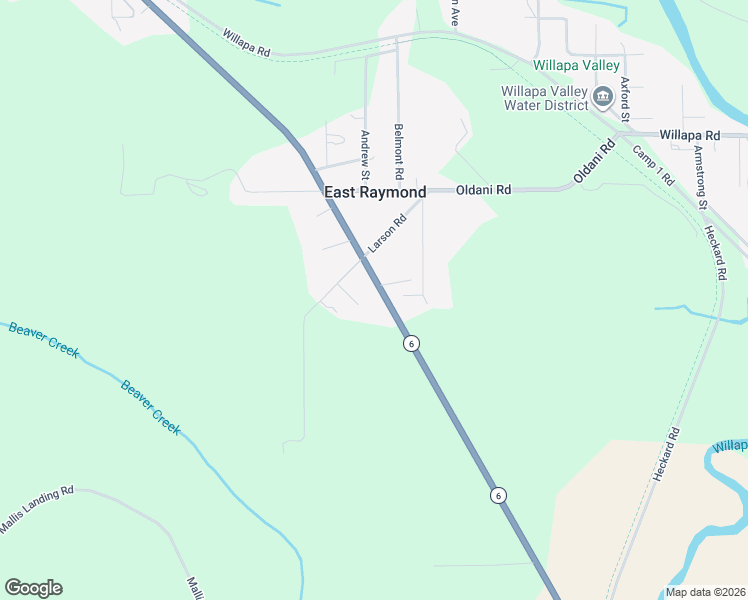 map of restaurants, bars, coffee shops, grocery stores, and more near 384 Washington 6 in Raymond