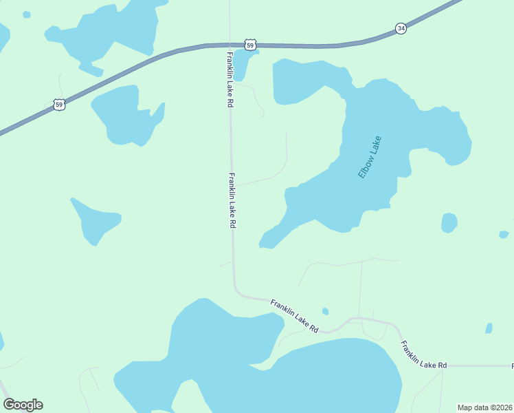 map of restaurants, bars, coffee shops, grocery stores, and more near 24793 Franklin Lake Road in Pelican Rapids