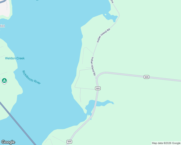 map of restaurants, bars, coffee shops, grocery stores, and more near 13 Indian Island Road in Jardineville