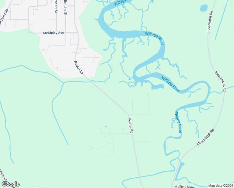 map of restaurants, bars, coffee shops, grocery stores, and more near 1707 Fowler Road in Raymond