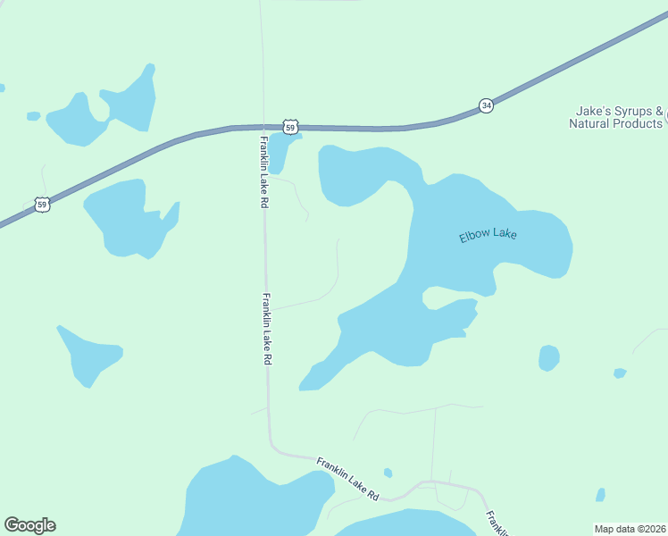 map of restaurants, bars, coffee shops, grocery stores, and more near 24653 Franklin Lake Road in Pelican Rapids