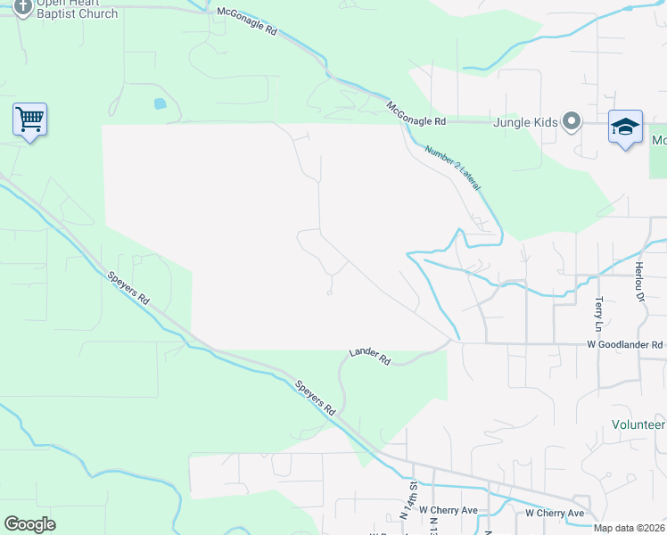 map of restaurants, bars, coffee shops, grocery stores, and more near 1335 West Goodlander Road in Selah
