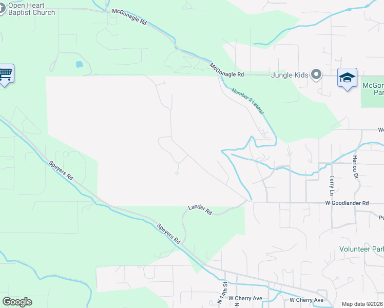 map of restaurants, bars, coffee shops, grocery stores, and more near 1335 West Goodlander Road in Selah