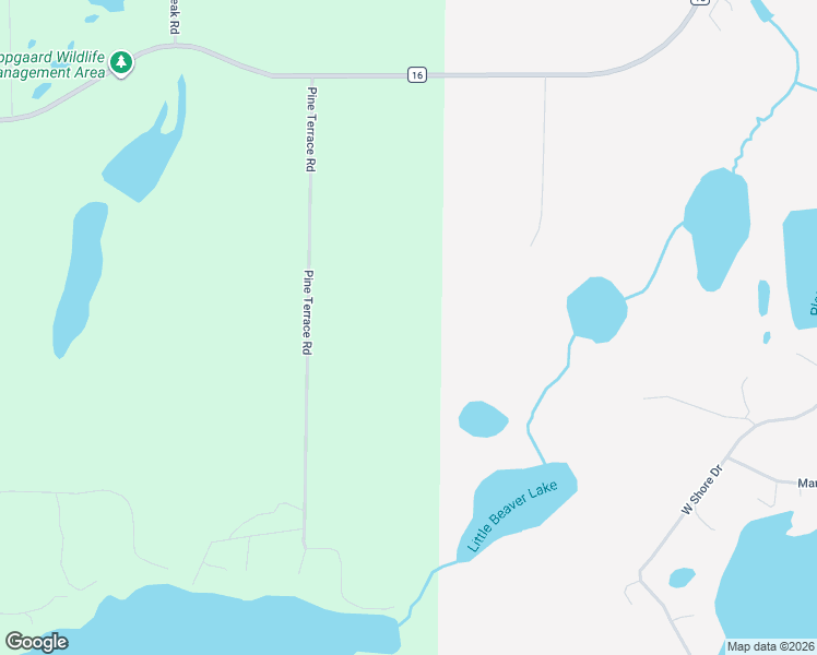 map of restaurants, bars, coffee shops, grocery stores, and more near 35504 Pine Terrace Road in Crosslake