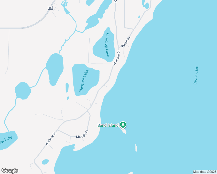 map of restaurants, bars, coffee shops, grocery stores, and more near 35706 Westshore Drive in Crosslake