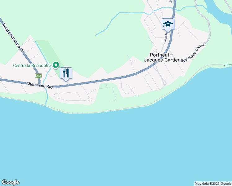 map of restaurants, bars, coffee shops, grocery stores, and more near 78 Montée de la Pointe-aux-Sables in Cap-Santé