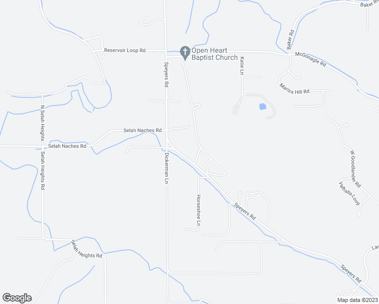 map of restaurants, bars, coffee shops, grocery stores, and more near 2451 Speyers Road in Selah
