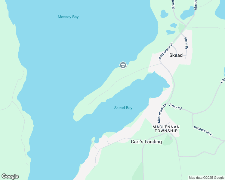 map of restaurants, bars, coffee shops, grocery stores, and more near 40 Scarlett Drive in Skead