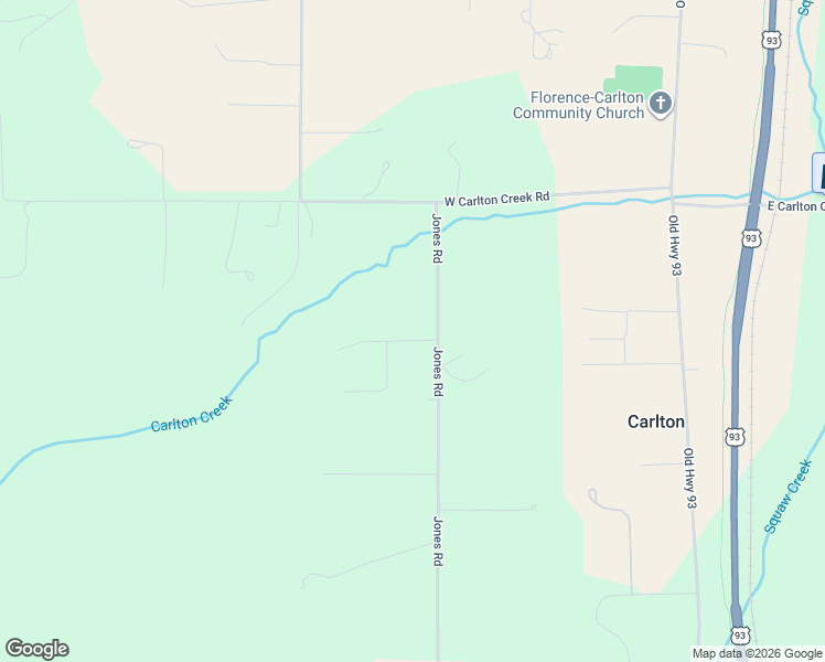 map of restaurants, bars, coffee shops, grocery stores, and more near 20755 Jones Rd in Florence