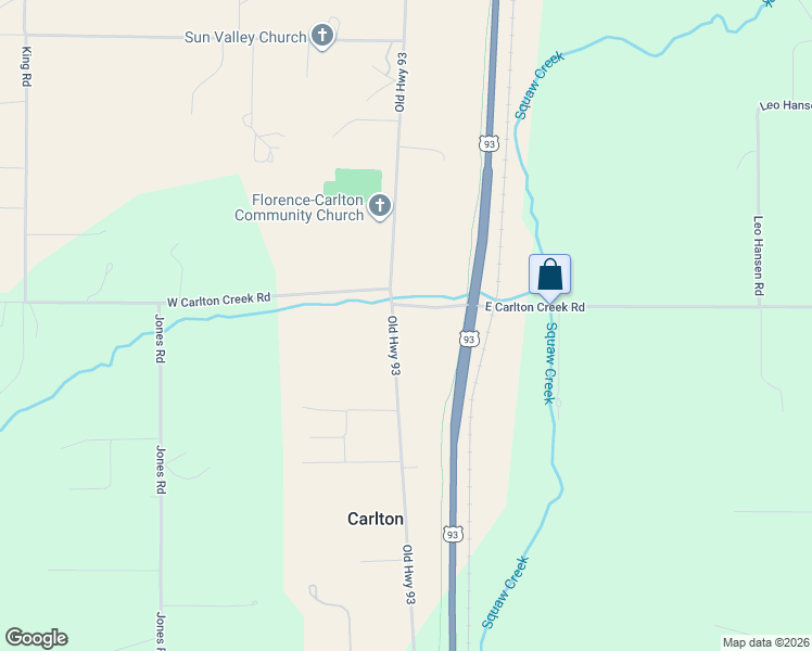 map of restaurants, bars, coffee shops, grocery stores, and more near 4009-4099 West Carlton Creek Road in Florence