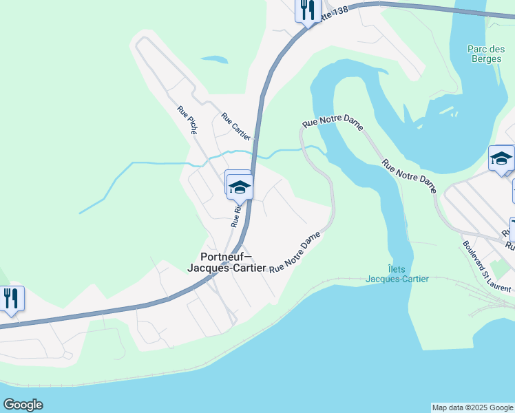 map of restaurants, bars, coffee shops, grocery stores, and more near 10 Rue Gaudry in Cap-Santé