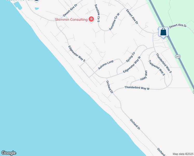 map of restaurants, bars, coffee shops, grocery stores, and more near 502 Edgewater Way South in Mattawa