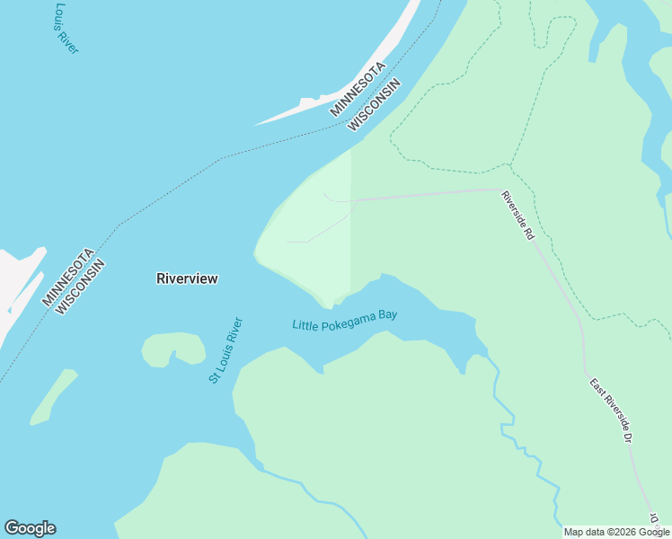 map of restaurants, bars, coffee shops, grocery stores, and more near 2785 Riverview Drive in Superior