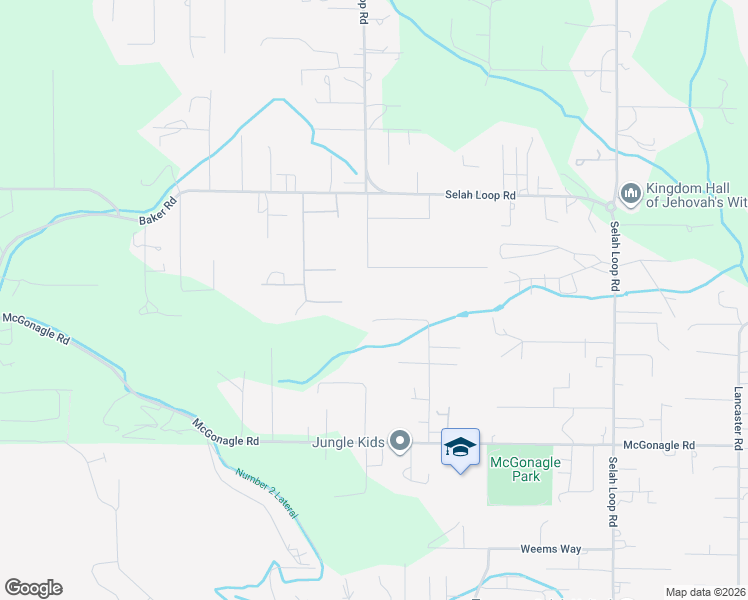 map of restaurants, bars, coffee shops, grocery stores, and more near in Selah