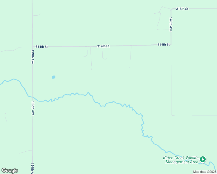 map of restaurants, bars, coffee shops, grocery stores, and more near 14615 314th Street in Menahga