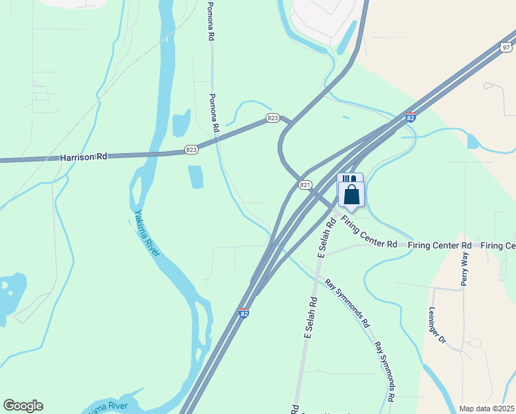 map of restaurants, bars, coffee shops, grocery stores, and more near 481 S Pomona Rd in Yakima