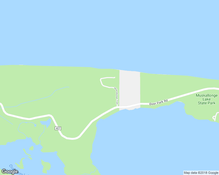 map of restaurants, bars, coffee shops, grocery stores, and more near Muscalonge Trail in Luce County