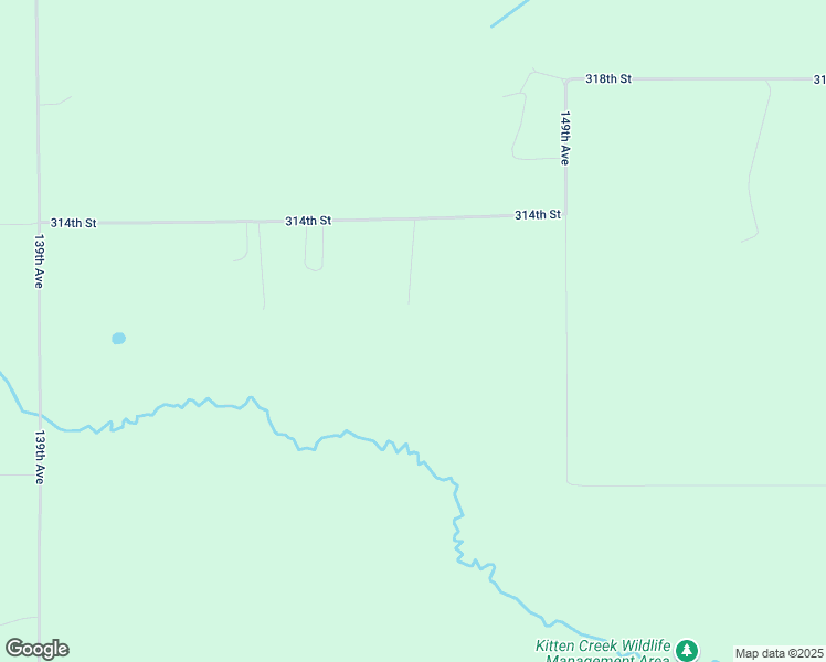 map of restaurants, bars, coffee shops, grocery stores, and more near 14615 314th Street in Menahga