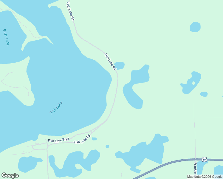 map of restaurants, bars, coffee shops, grocery stores, and more near 49341 Fish Lake Road in Pelican Rapids