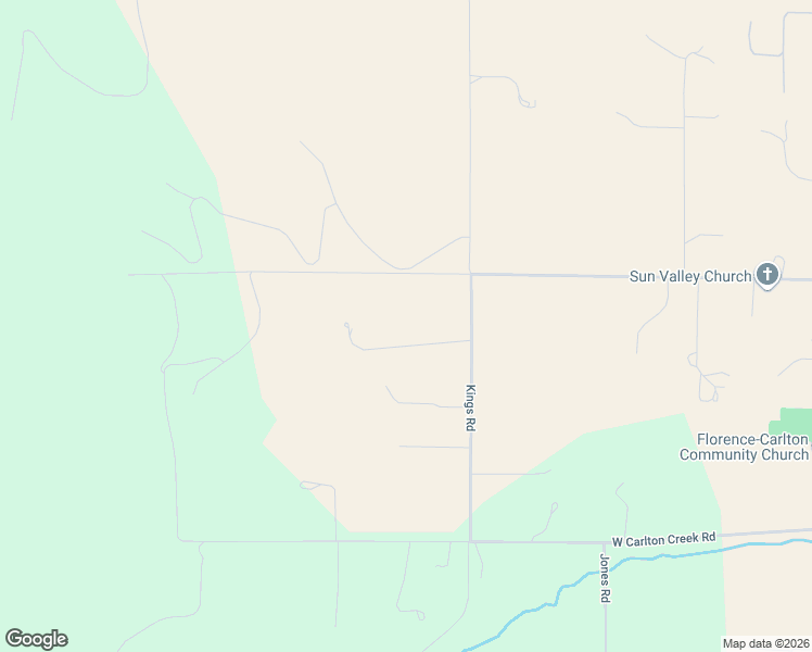 map of restaurants, bars, coffee shops, grocery stores, and more near 19707 Kings Road in Florence