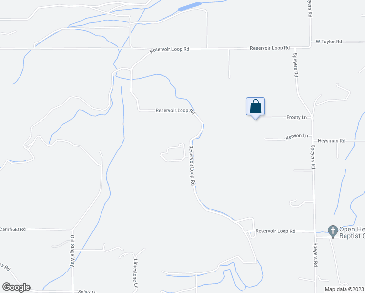 map of restaurants, bars, coffee shops, grocery stores, and more near 810 Reservoir Loop Road in Selah