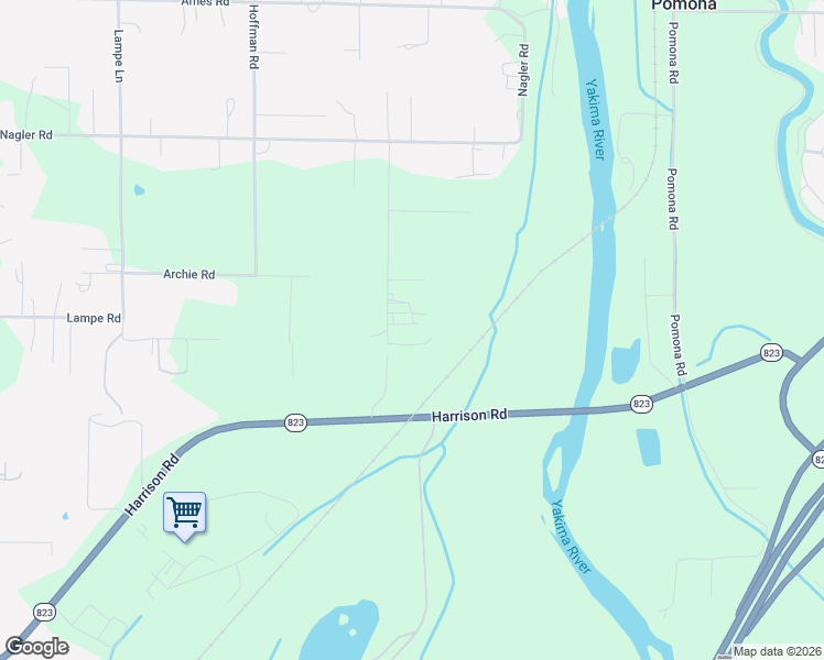 map of restaurants, bars, coffee shops, grocery stores, and more near 371 Johnson Rd in Selah