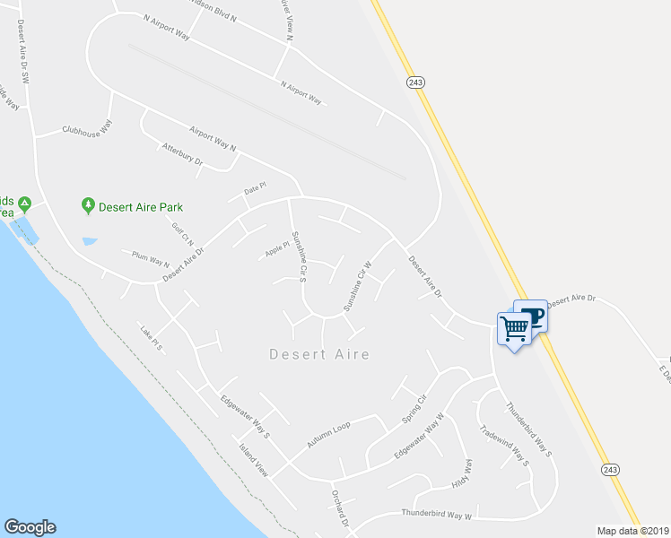 map of restaurants, bars, coffee shops, grocery stores, and more near 212 Green Laurel Place in Desert Aire