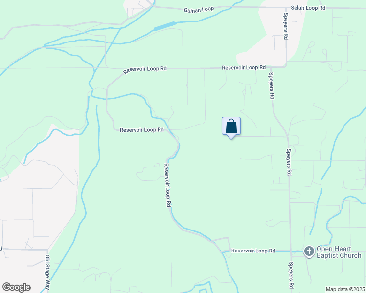 map of restaurants, bars, coffee shops, grocery stores, and more near 891 Reservoir Loop Road in Selah