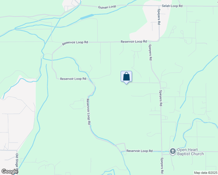 map of restaurants, bars, coffee shops, grocery stores, and more near 891 Reservoir Loop Road in Selah