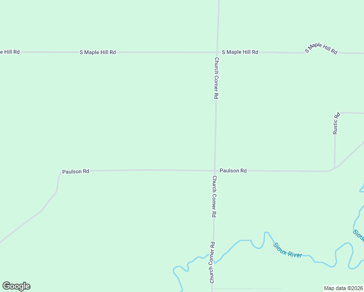 map of restaurants, bars, coffee shops, grocery stores, and more near 76635 Church Corner Road in Washburn