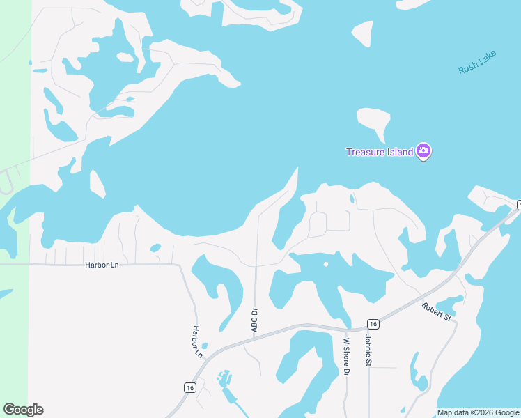 map of restaurants, bars, coffee shops, grocery stores, and more near 36565 ABC Drive in Crosslake