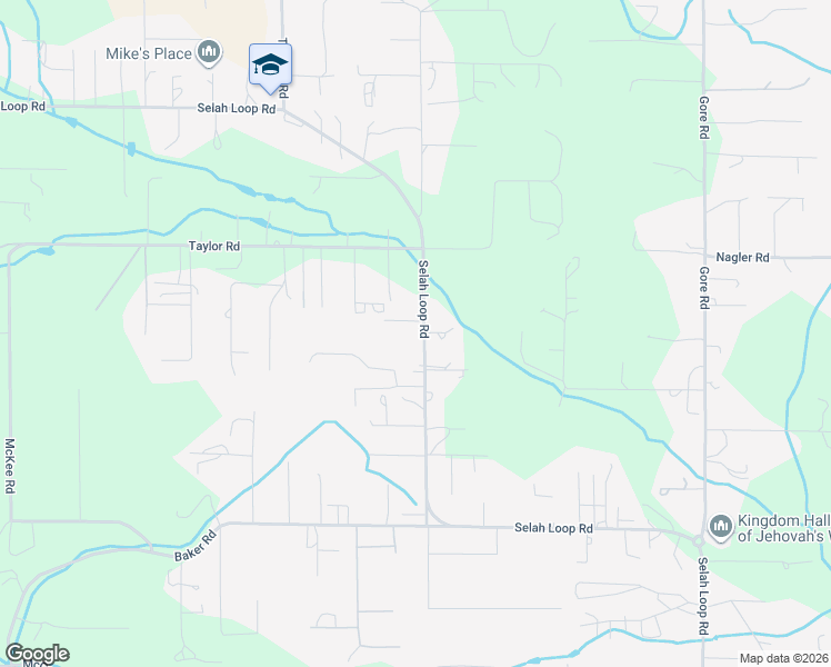 map of restaurants, bars, coffee shops, grocery stores, and more near 2680 Selah Loop Road in Selah