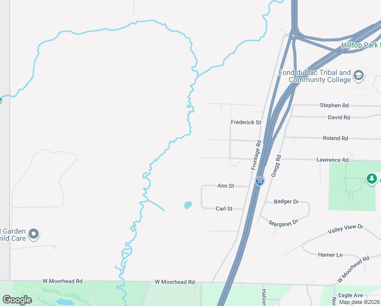 map of restaurants, bars, coffee shops, grocery stores, and more near 1187 West Lawrence Road in Cloquet