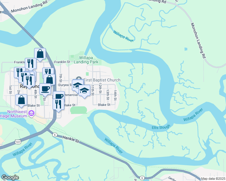 310 14th Street, Raymond WA Walk Score