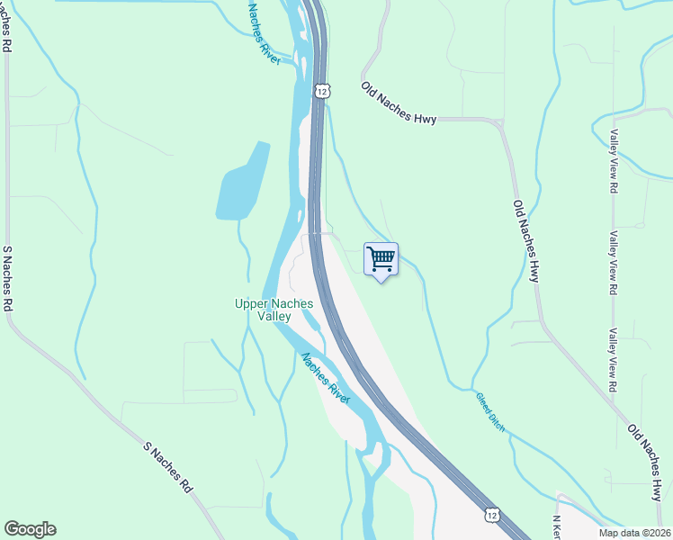 map of restaurants, bars, coffee shops, grocery stores, and more near 5353-5949 U.S. Highway 12 in Yakima