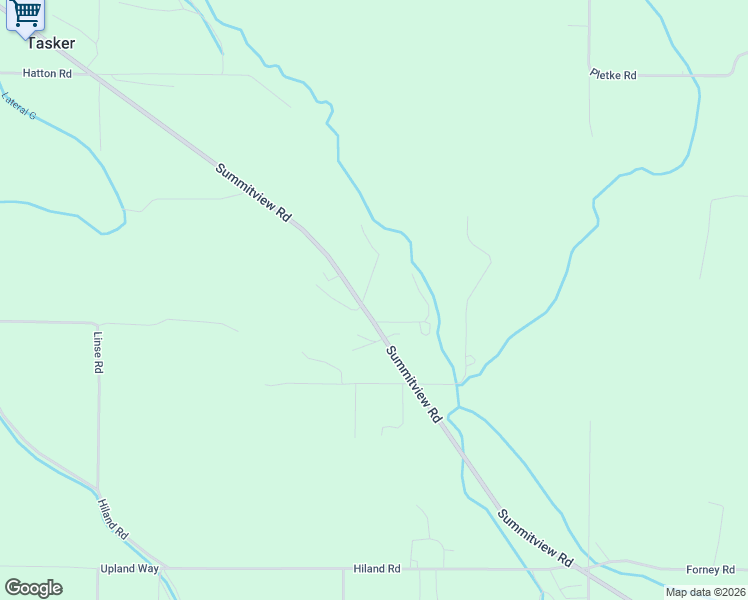 map of restaurants, bars, coffee shops, grocery stores, and more near 21 Quail Ln in Tieton