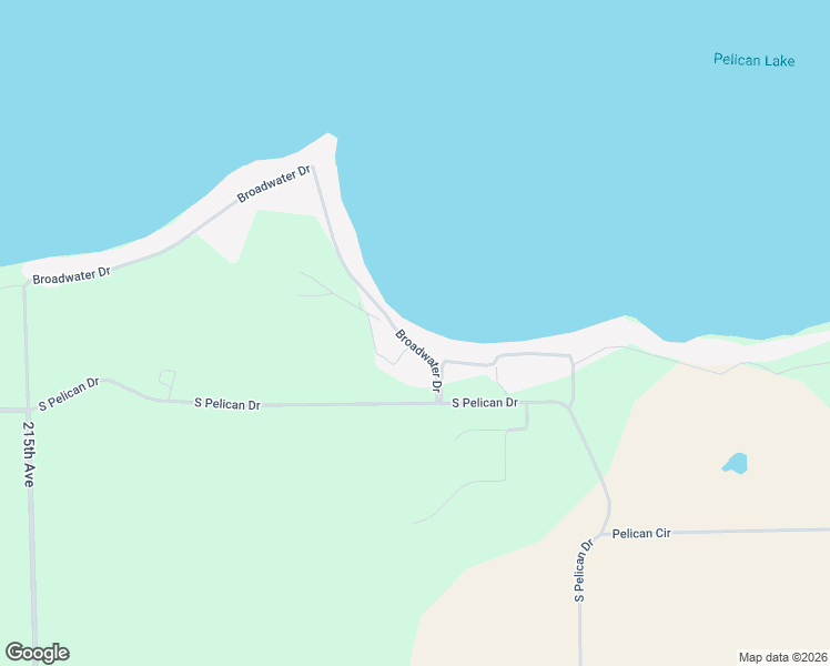 map of restaurants, bars, coffee shops, grocery stores, and more near 22195 Broadwater Drive in Pelican Rapids