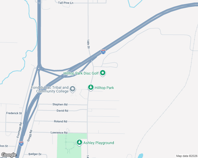 map of restaurants, bars, coffee shops, grocery stores, and more near 2020 14th Street in Cloquet