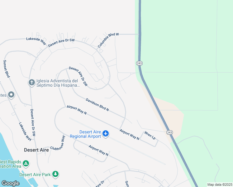 map of restaurants, bars, coffee shops, grocery stores, and more near 204 Moon River View in Mattawa